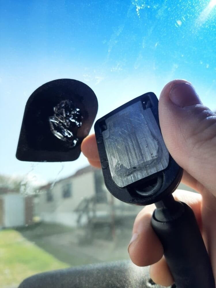 rearview mirror glue